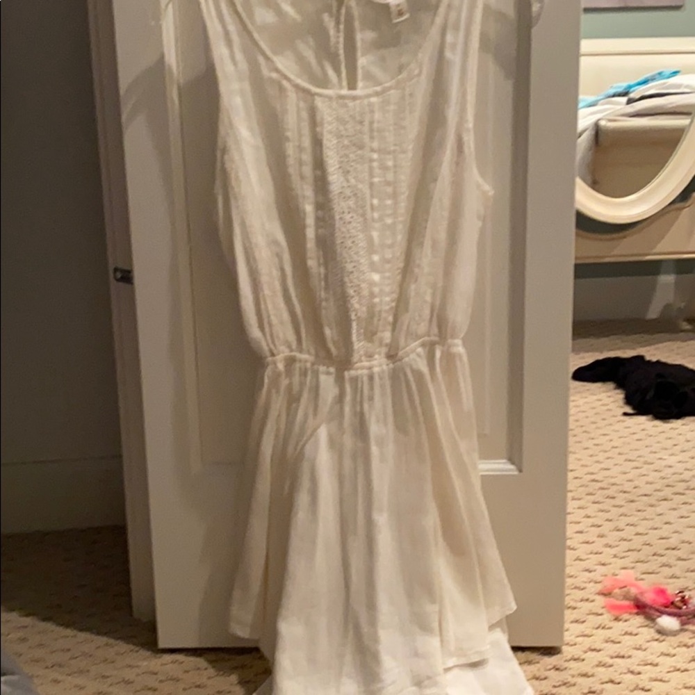 white cover up with detailing